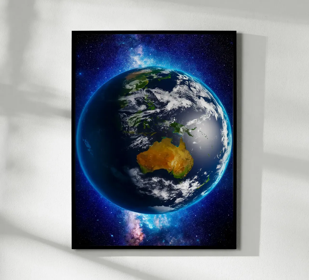 La Terre vue de l'espace_ Vue de l'Australie hahnemühle de ShopByHaru