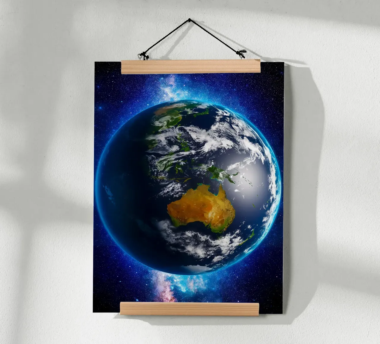 La Terre vue de l'espace_ Vue de l'Australie hahnemühle de ShopByHaru