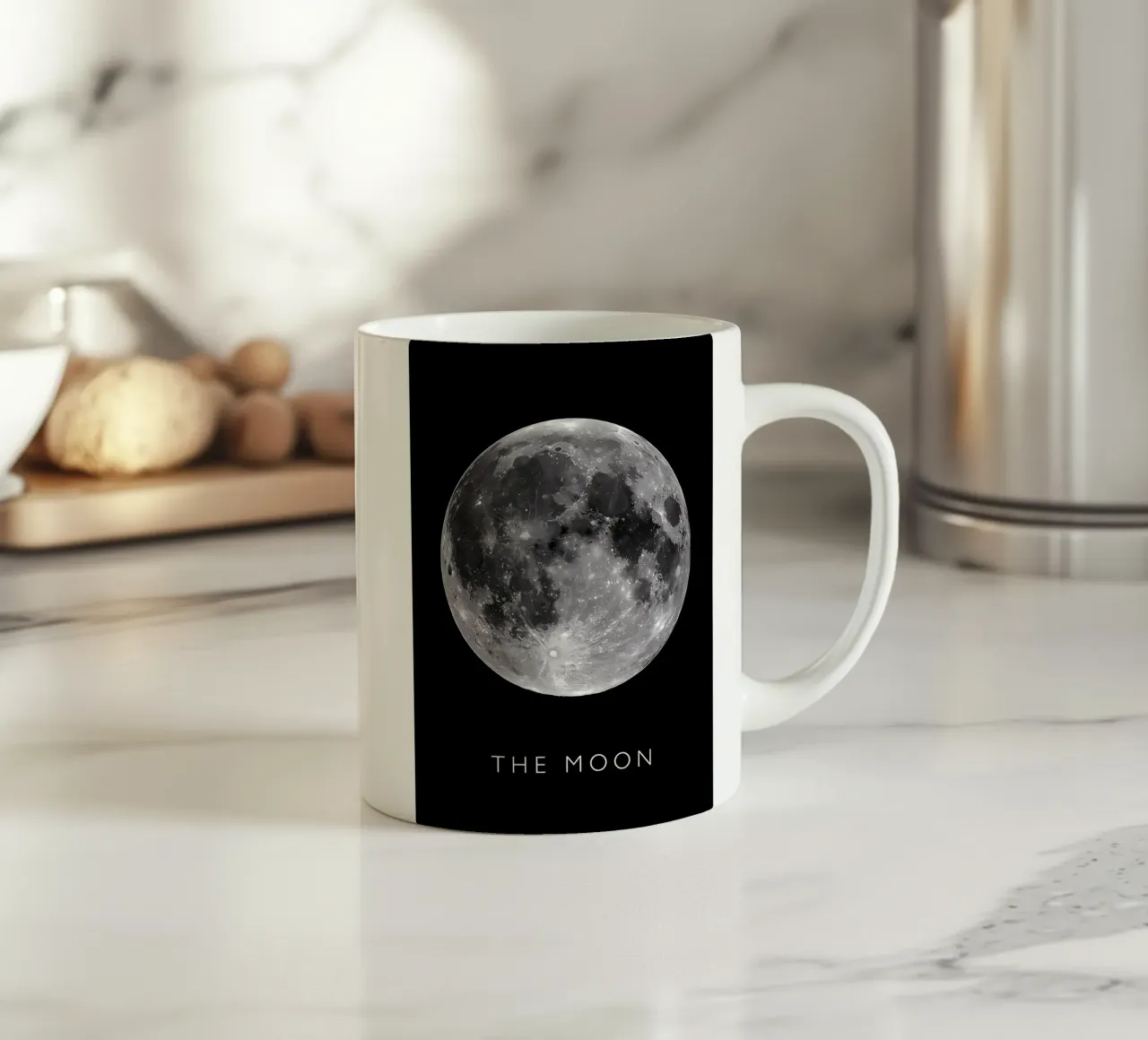 The Moon ceramic mug by ShopByHaru
