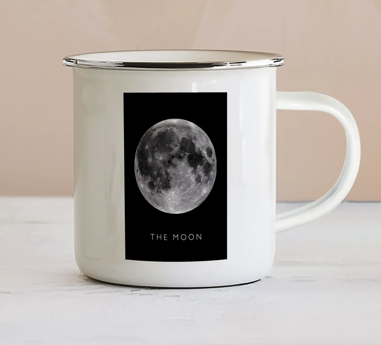 La Luna tazza in smalto da ShopByHaru