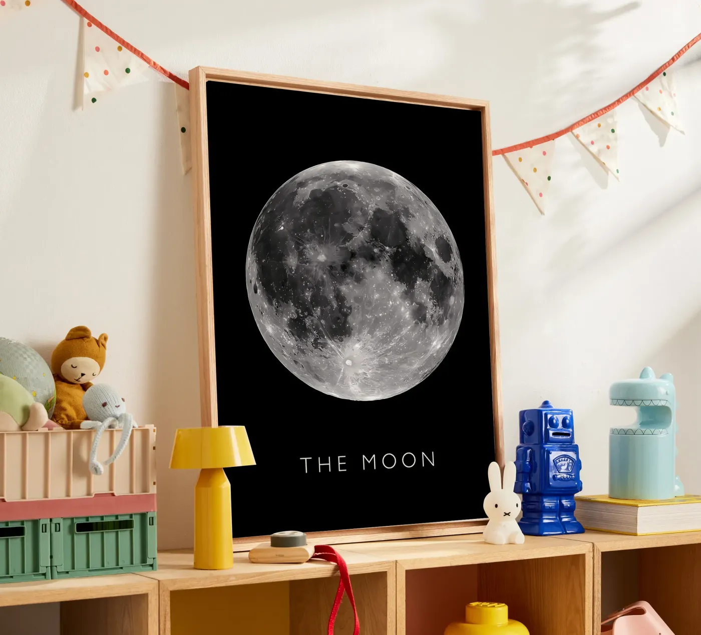 De maan canvas van ShopByHaru