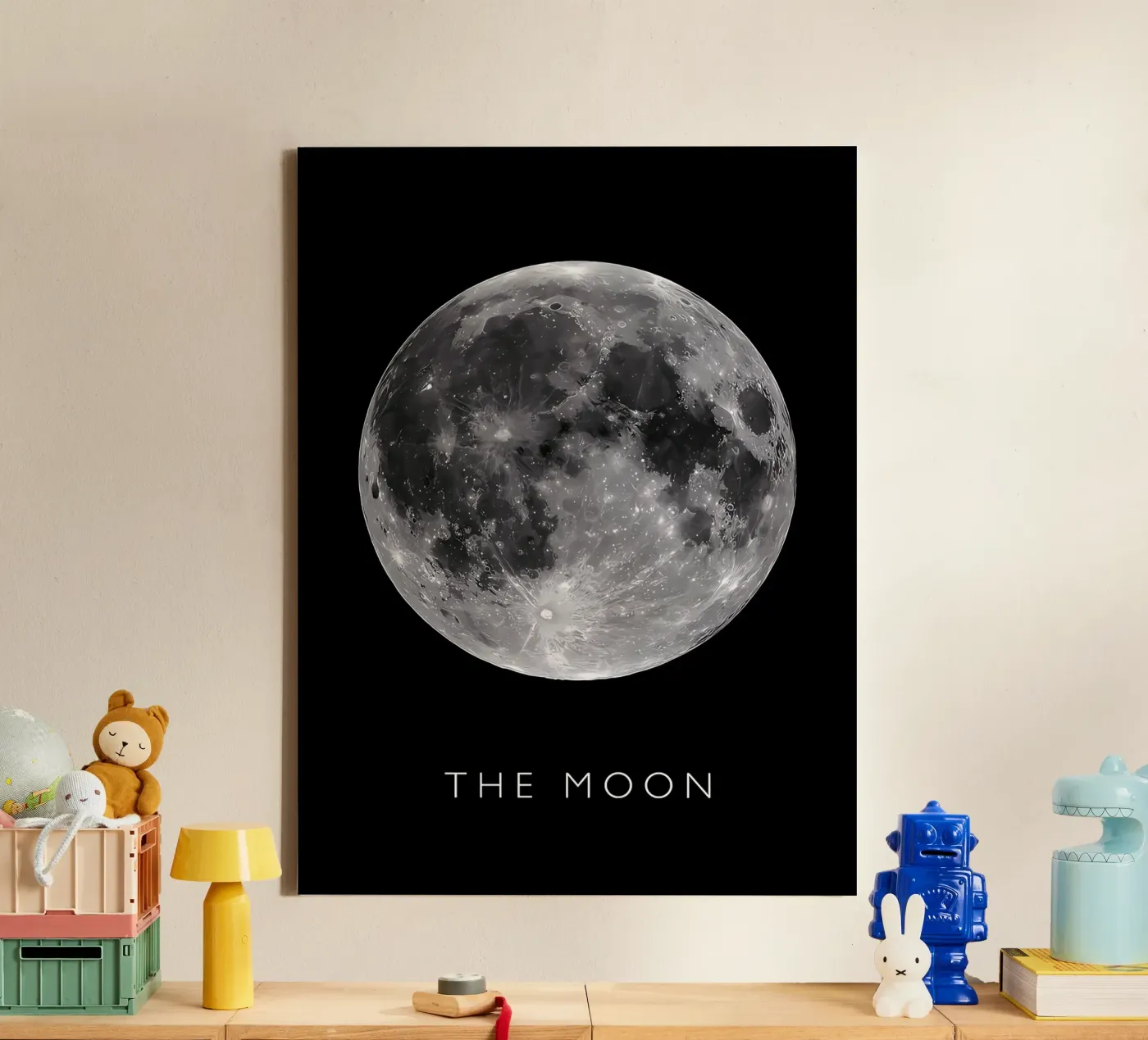 De maan canvas van ShopByHaru