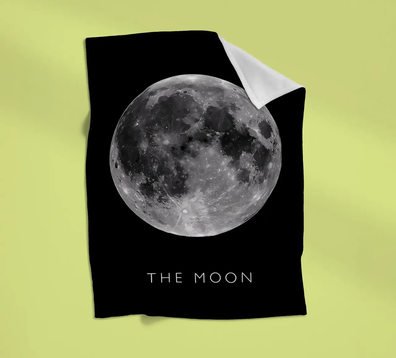 De maan fleecedeken van ShopByHaru