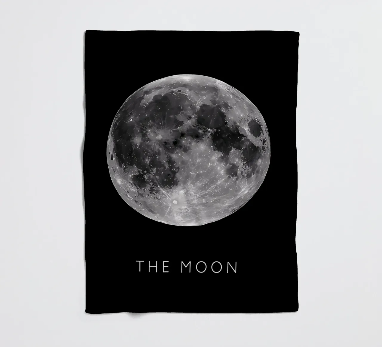 De maan fleecedeken van ShopByHaru