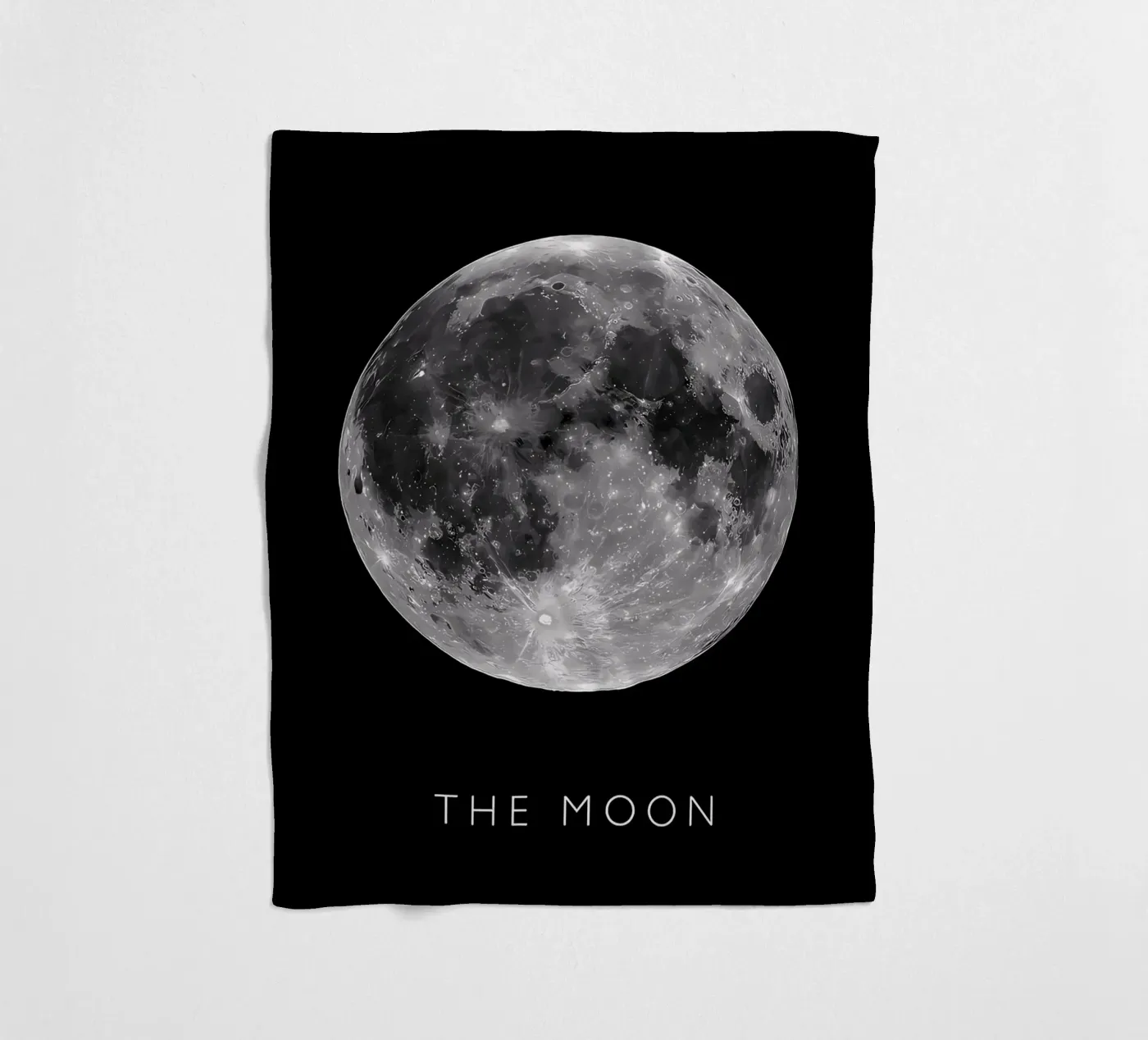 The Moon fleecedeken van ShopByHaru