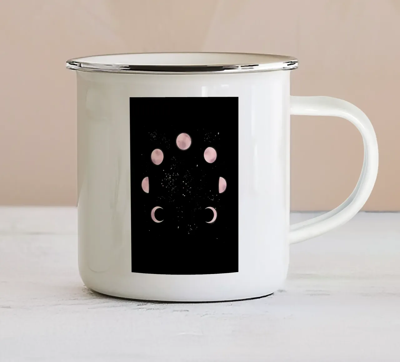 Fasi lunari tazza in smalto da ShopByHaru
