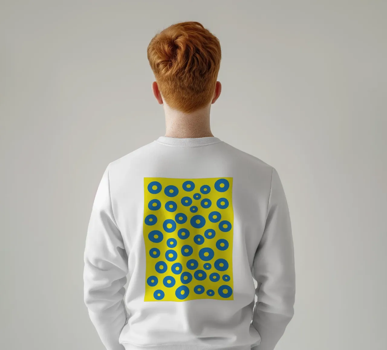 cirkel kikkerei vector kleur sweatshirt van Plumpz