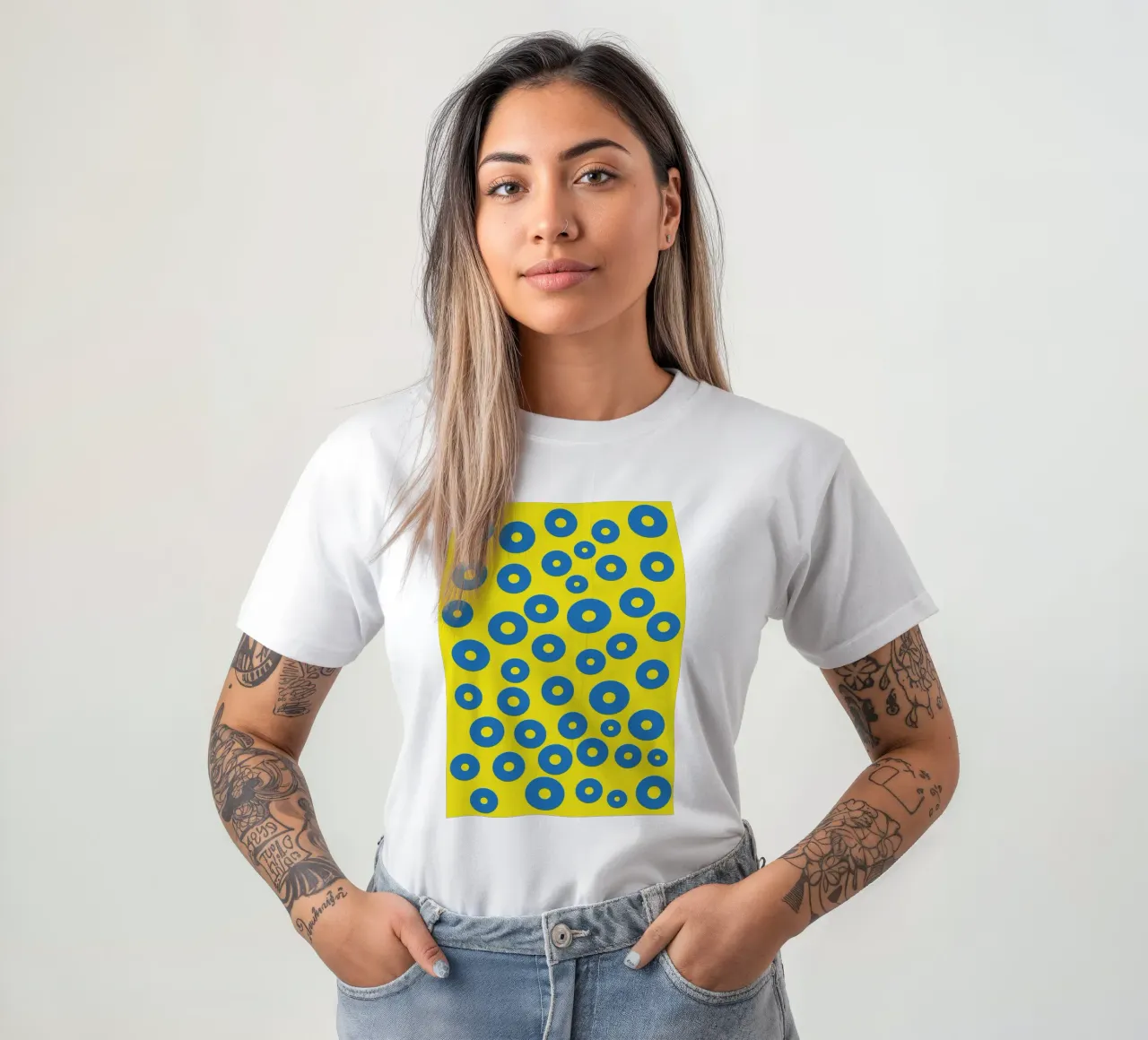 círculo rana huevo vector color camiseta de Plumpz