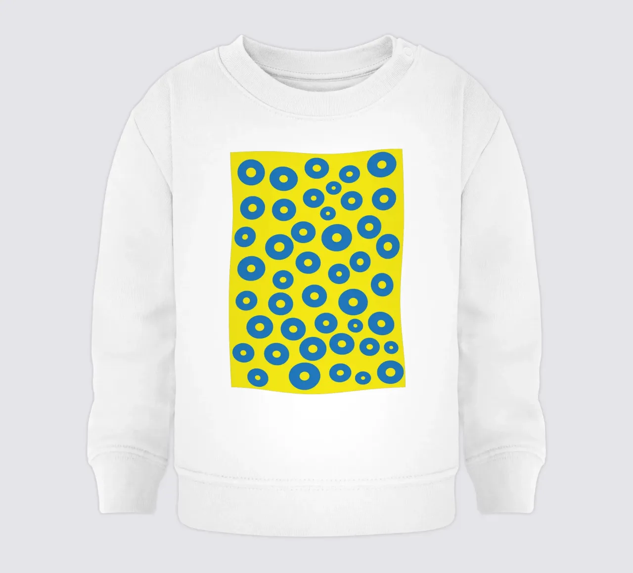 círculo rana huevo vector color sudadera de bebé de Plumpz