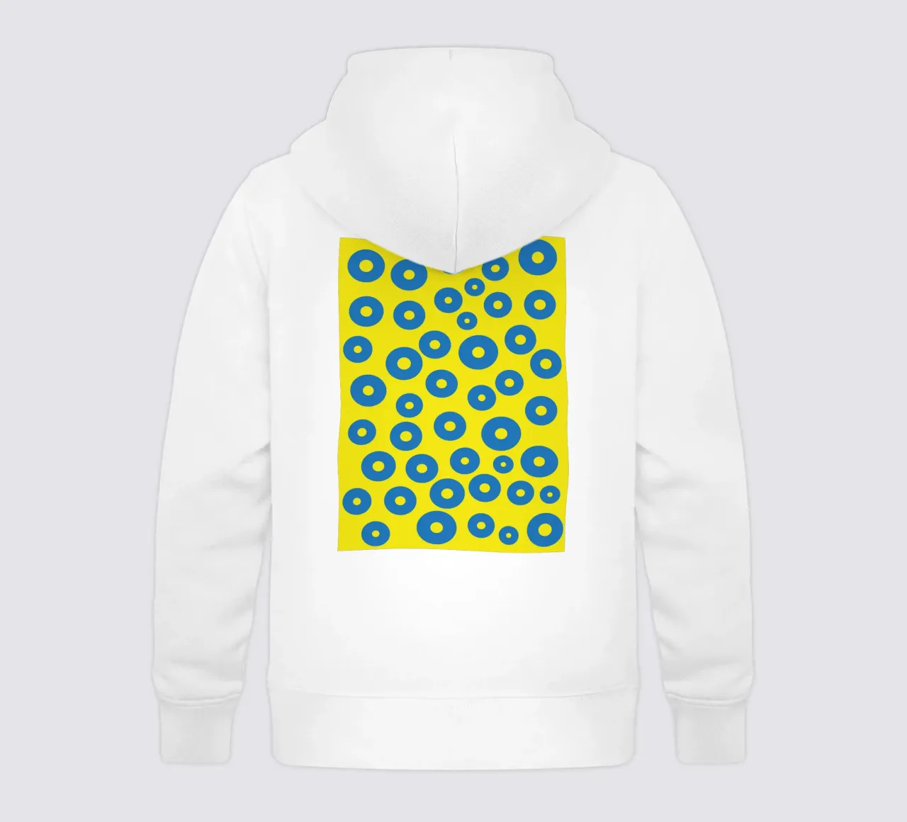 círculo rana huevo vector color sudadera con capucha para niño de Plumpz