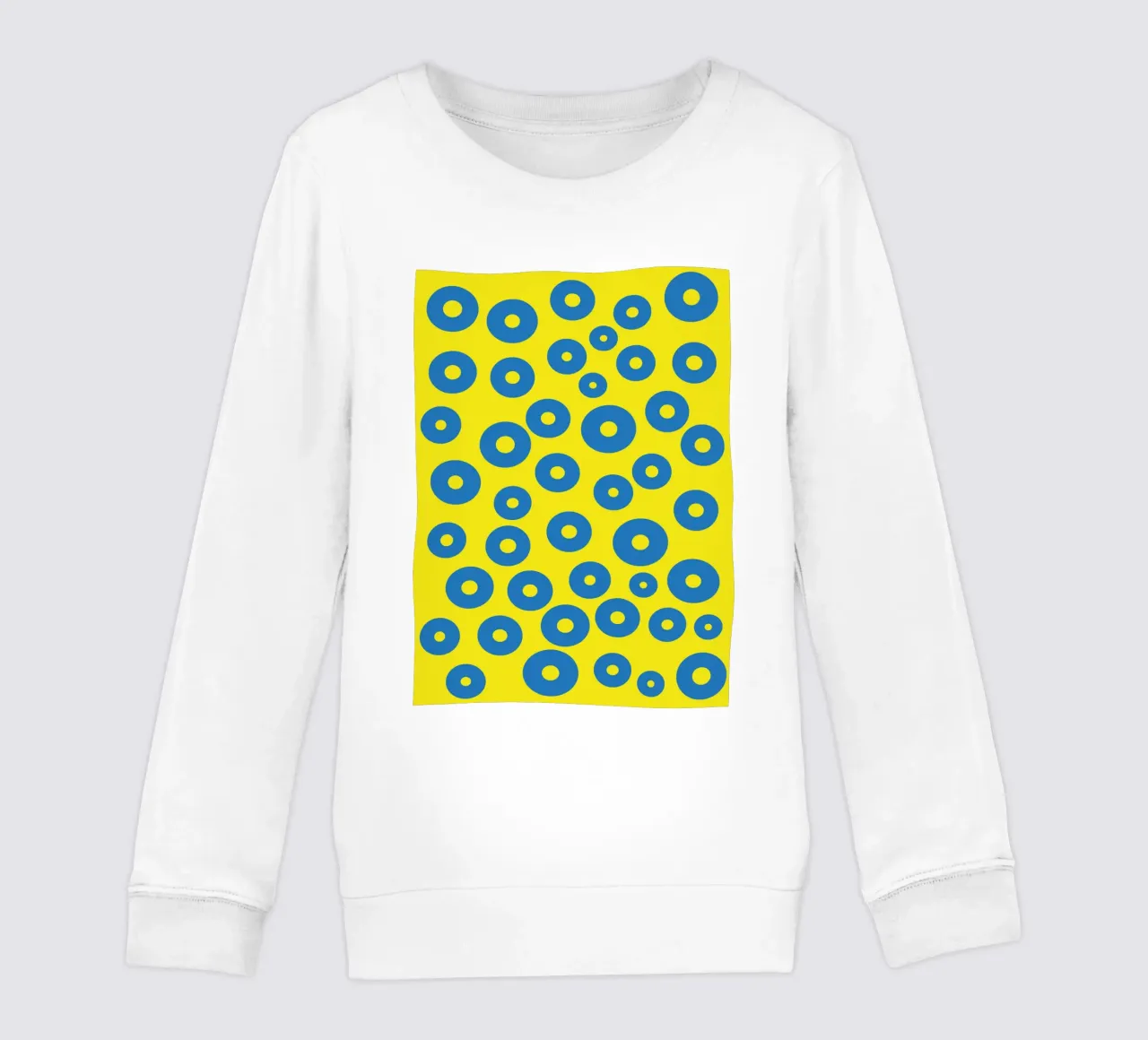 círculo rana huevo vector color sudadera para niño de Plumpz