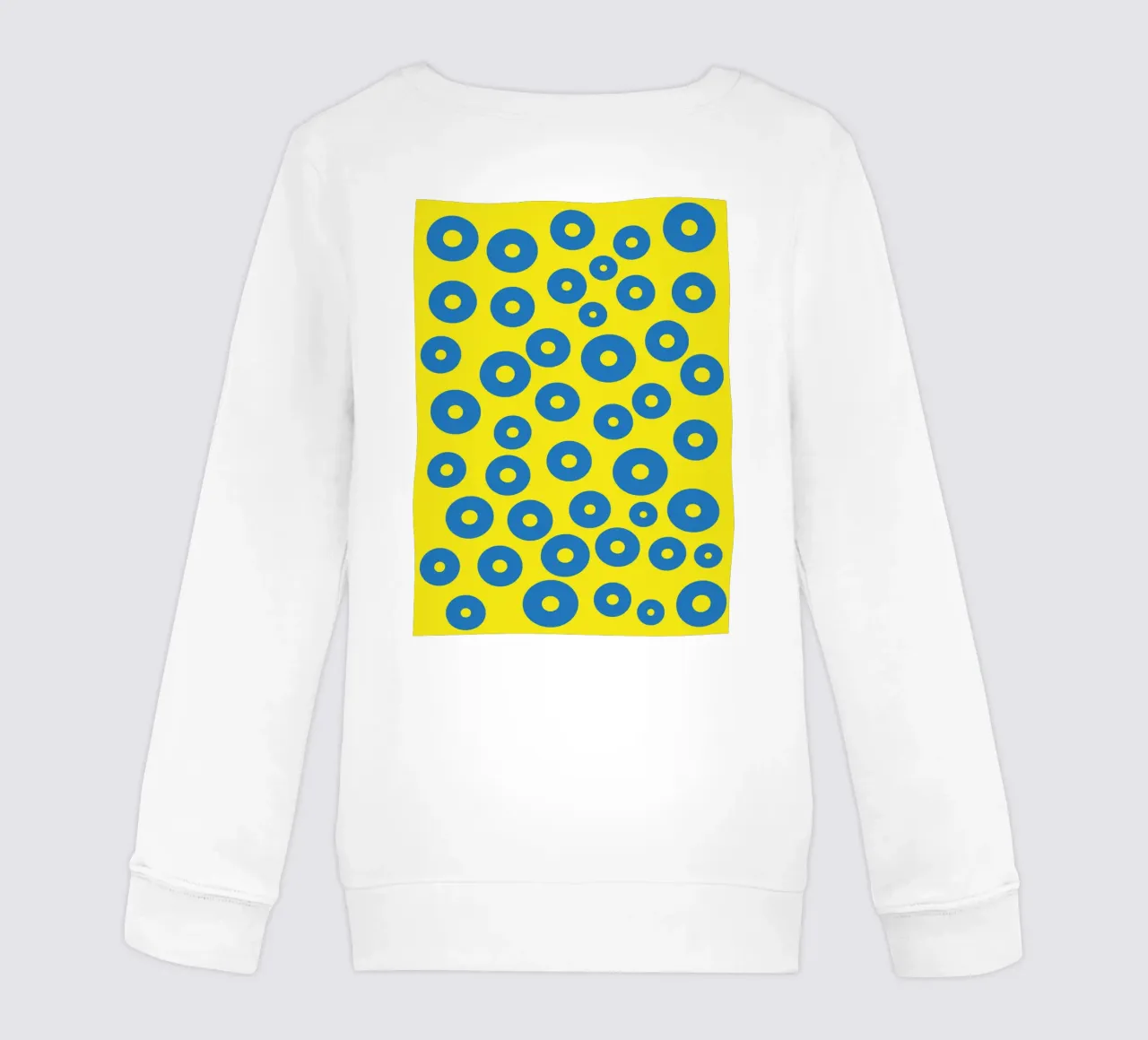 círculo rana huevo vector color sudadera para niño de Plumpz
