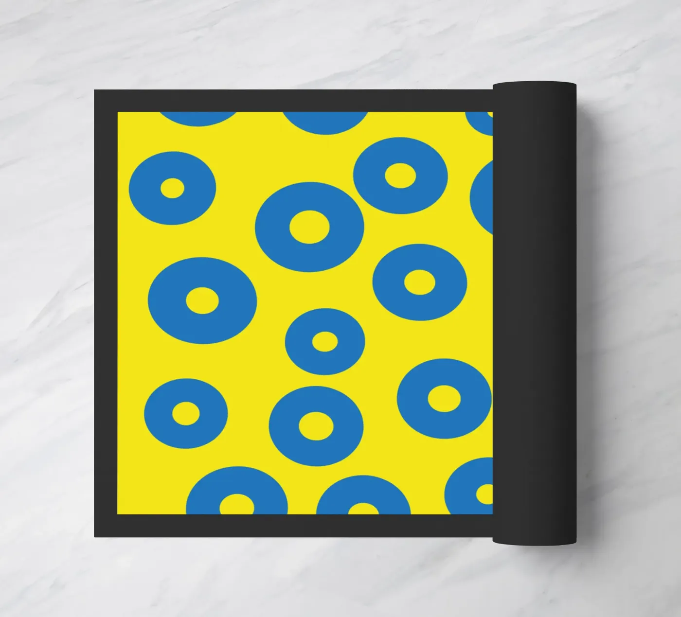 circle frog egg vector color doormat by Plumpz