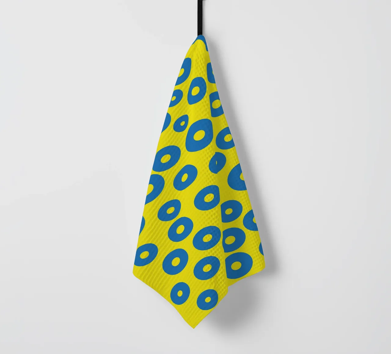 círculo rana huevo vector color paño de cocina de Plumpz