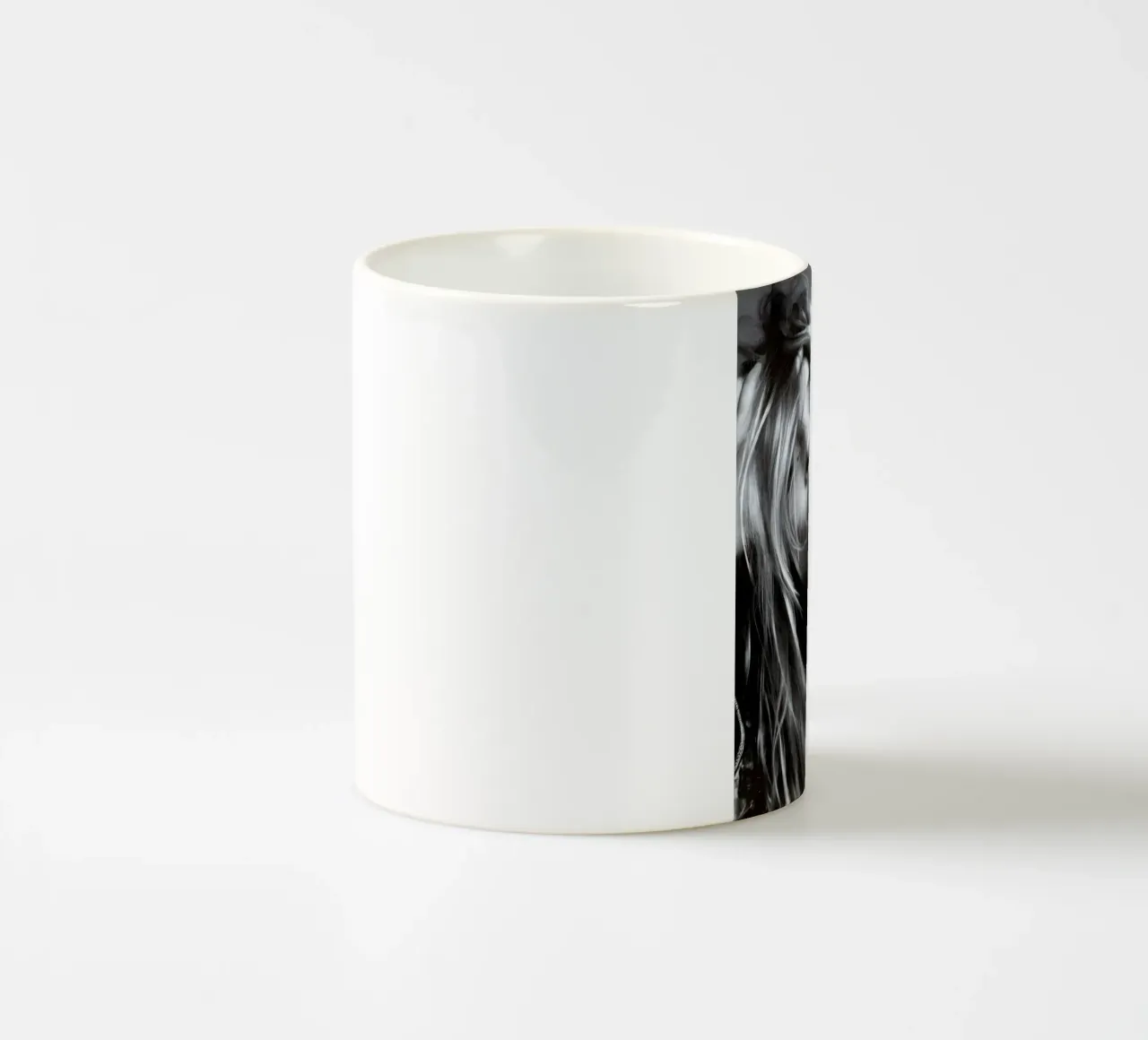Kate Moss monocromatica tazza in ceramica da vintage singer