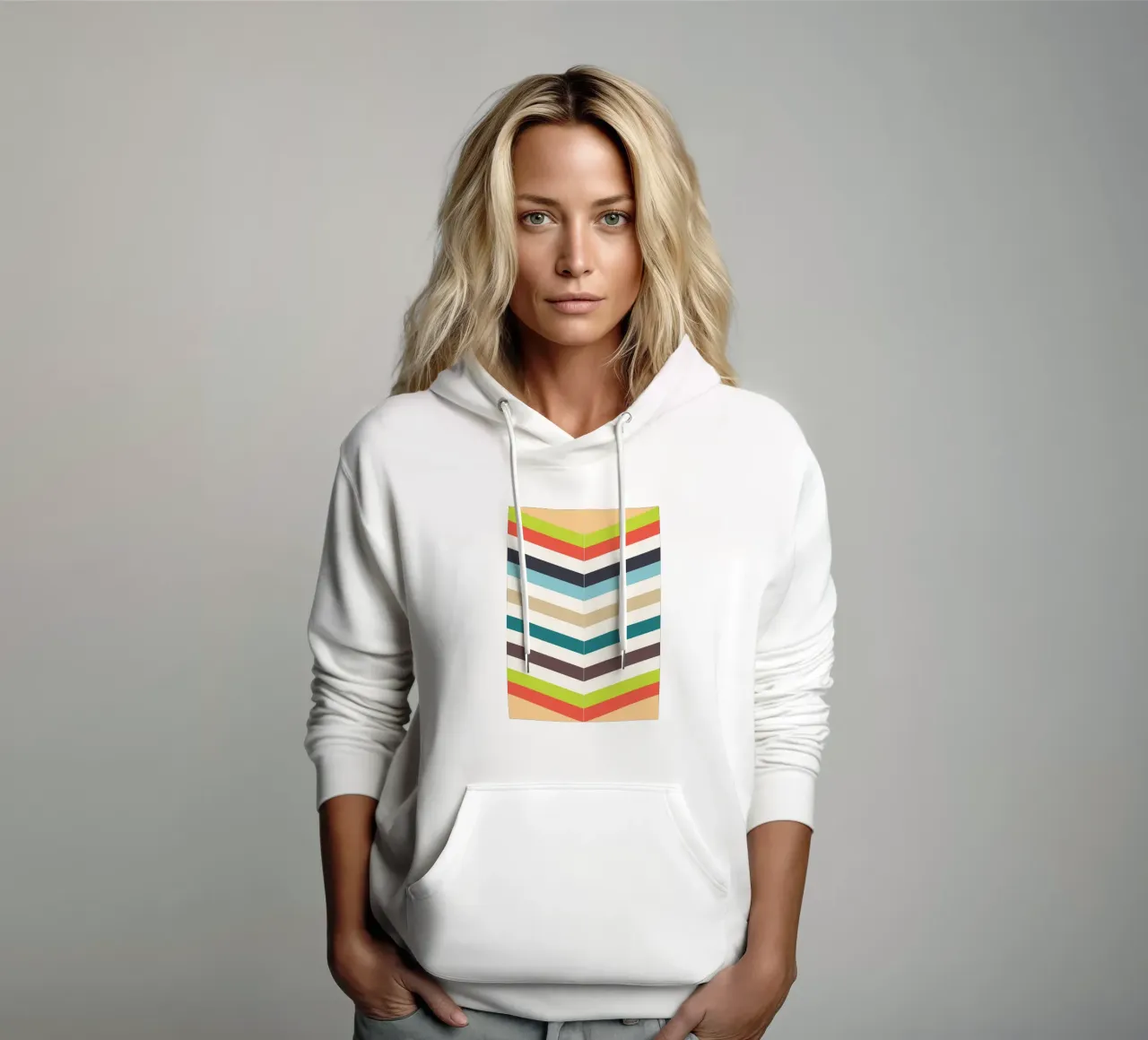 linea colore vettoriale felpa con cappuccio da Plumpz