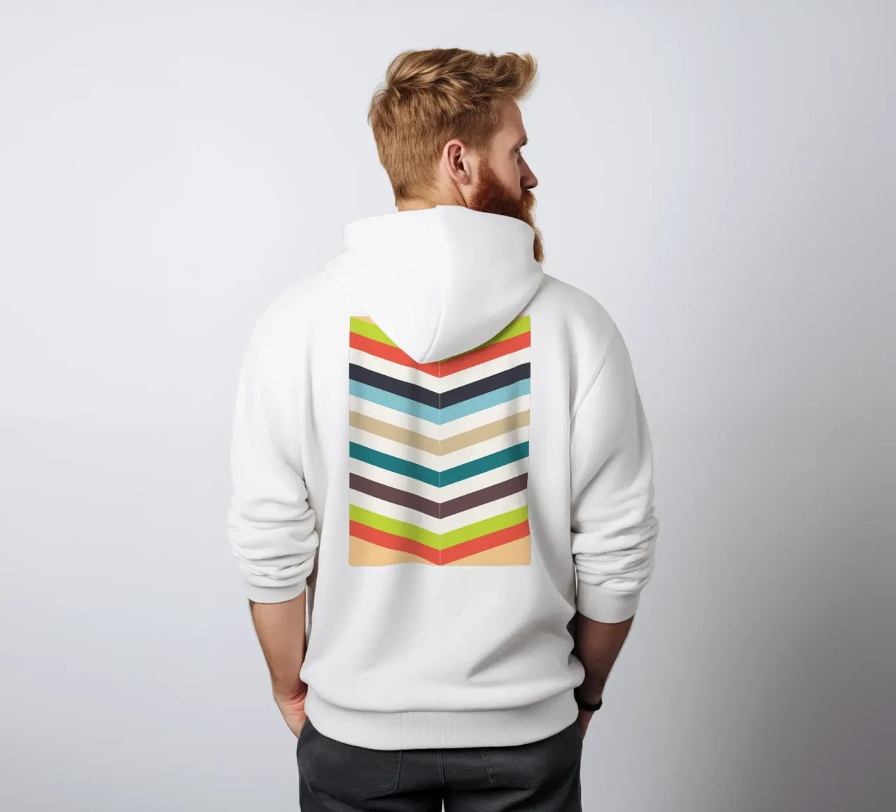 linea colore vettoriale felpa con cappuccio da Plumpz