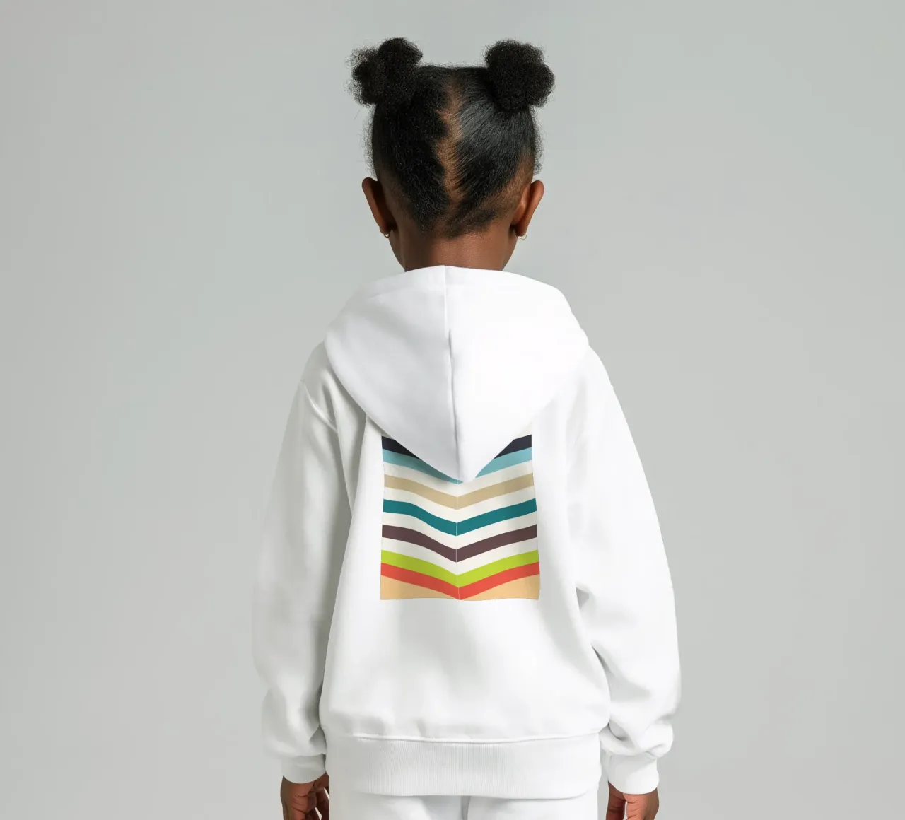 linea colore vettoriale felpa bambino con cappuccio da Plumpz