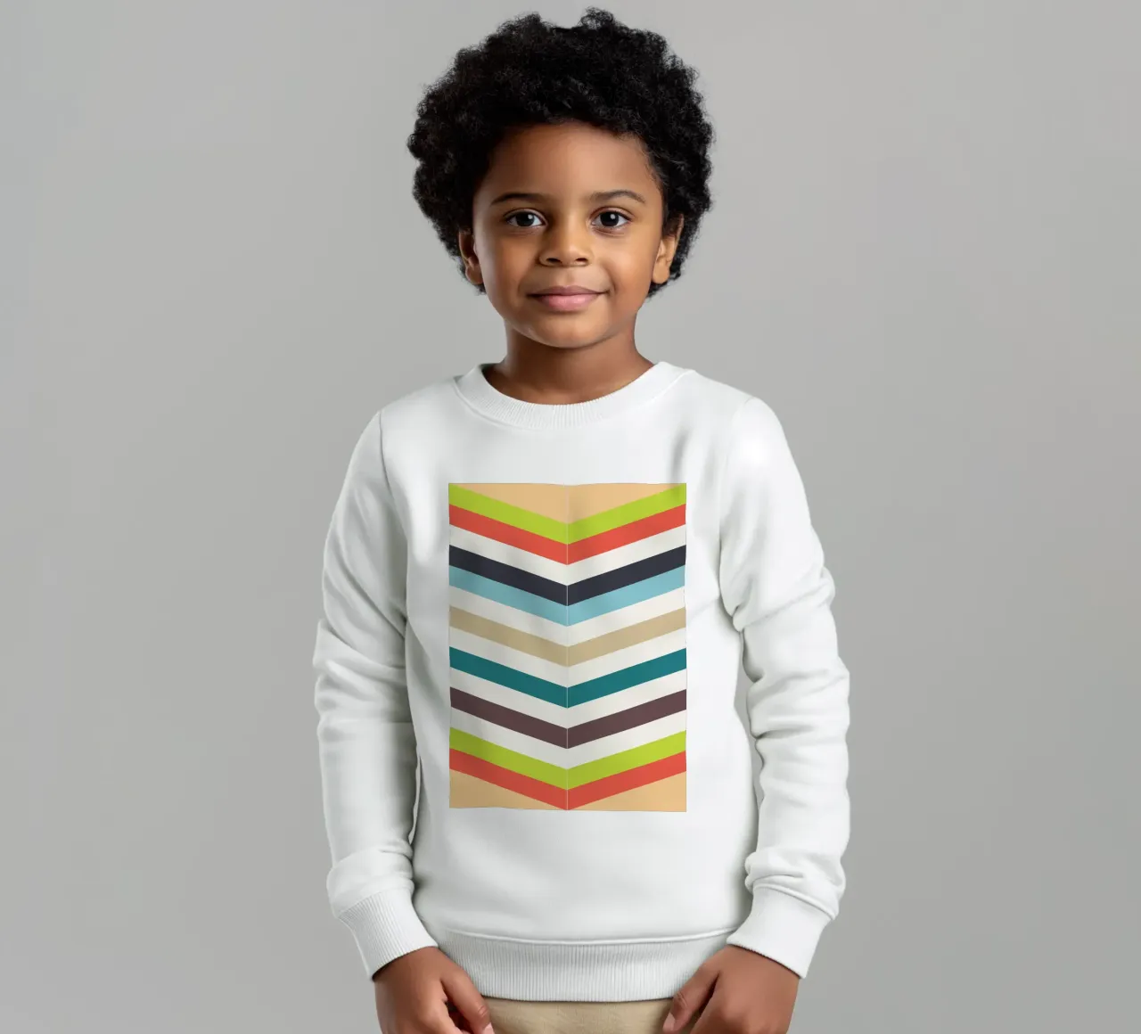 linea colore vettoriale felpa bambino da Plumpz
