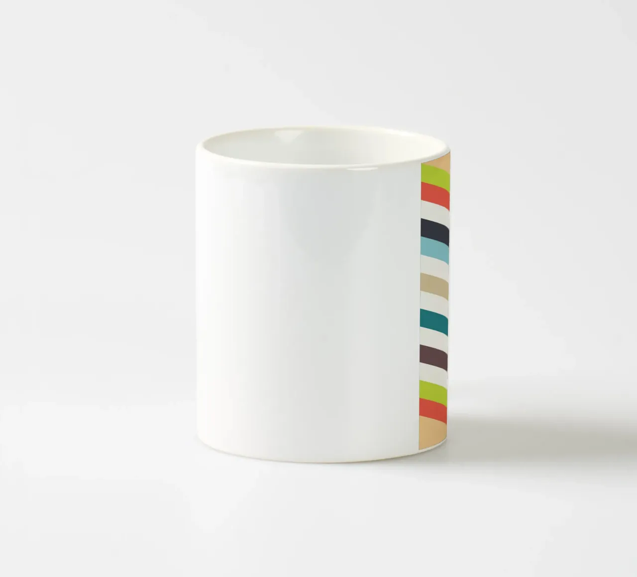 linea colore vettoriale tazza in ceramica da Plumpz