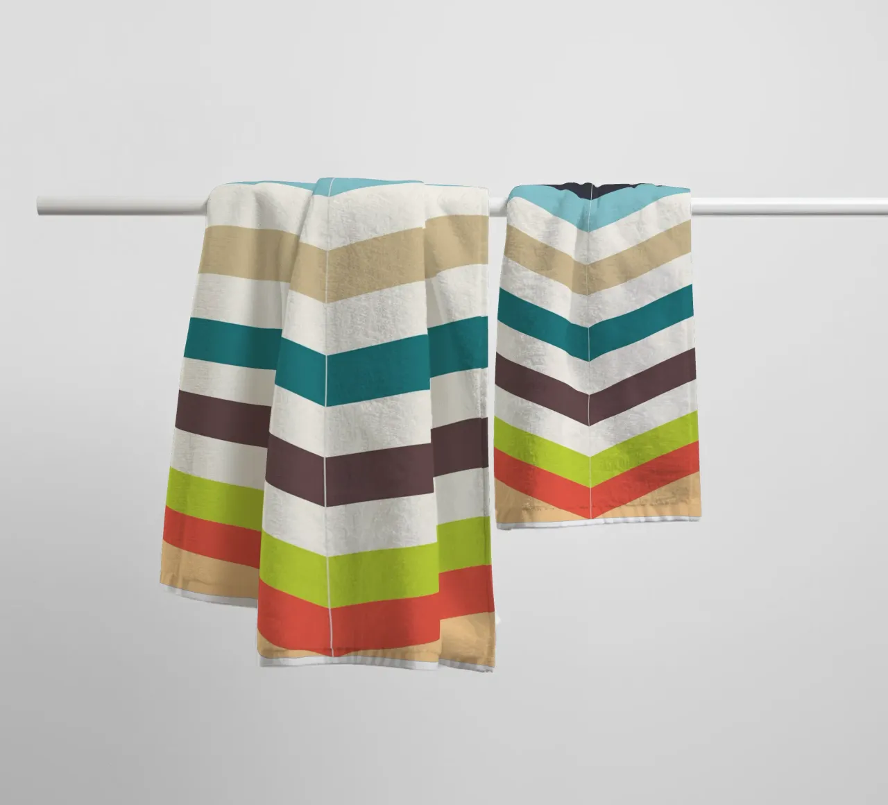 linea colore vettoriale asciugamano da bagno da Plumpz