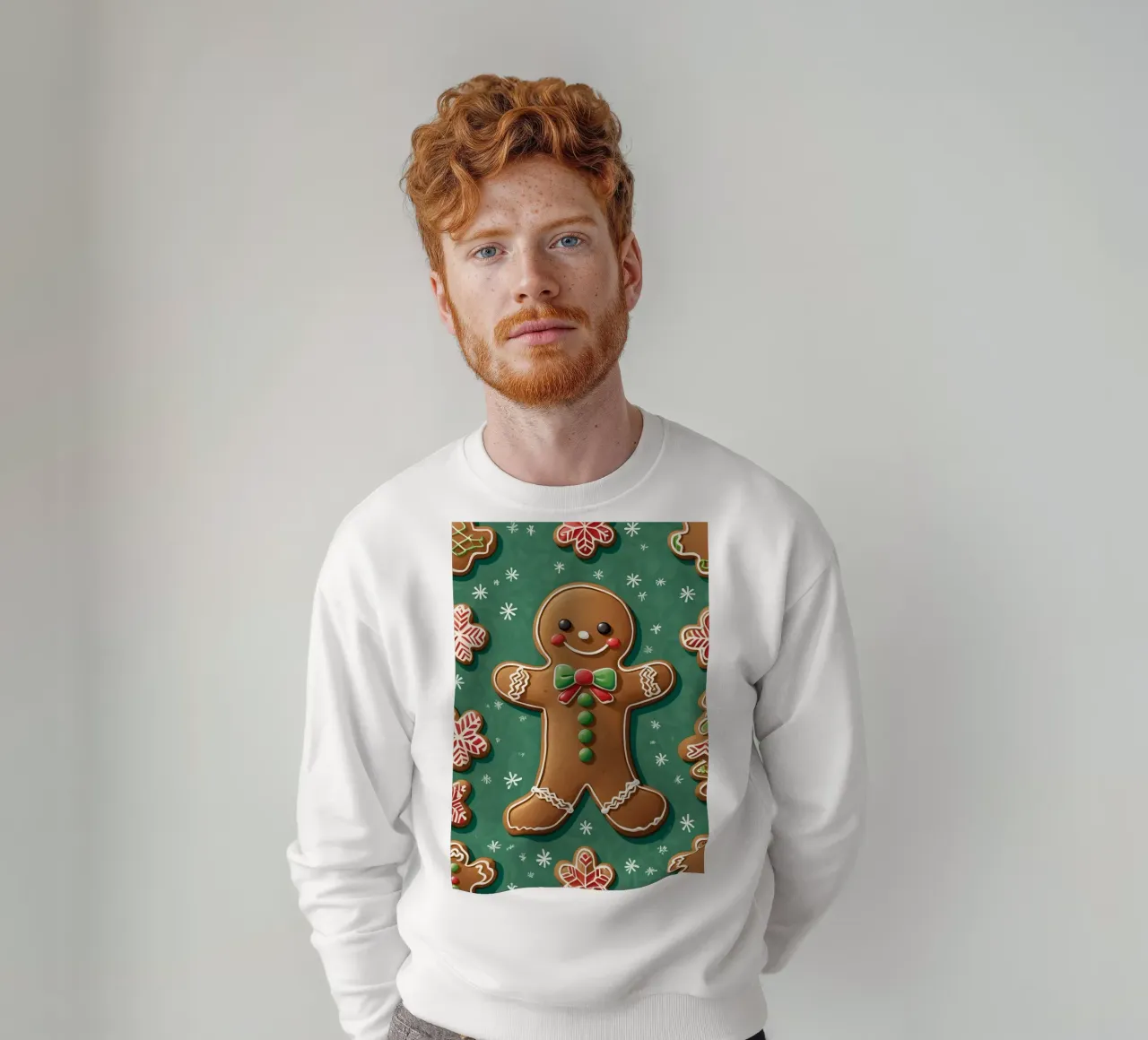 Uomo di pan di zenzero felpa da Twinkle & Thread