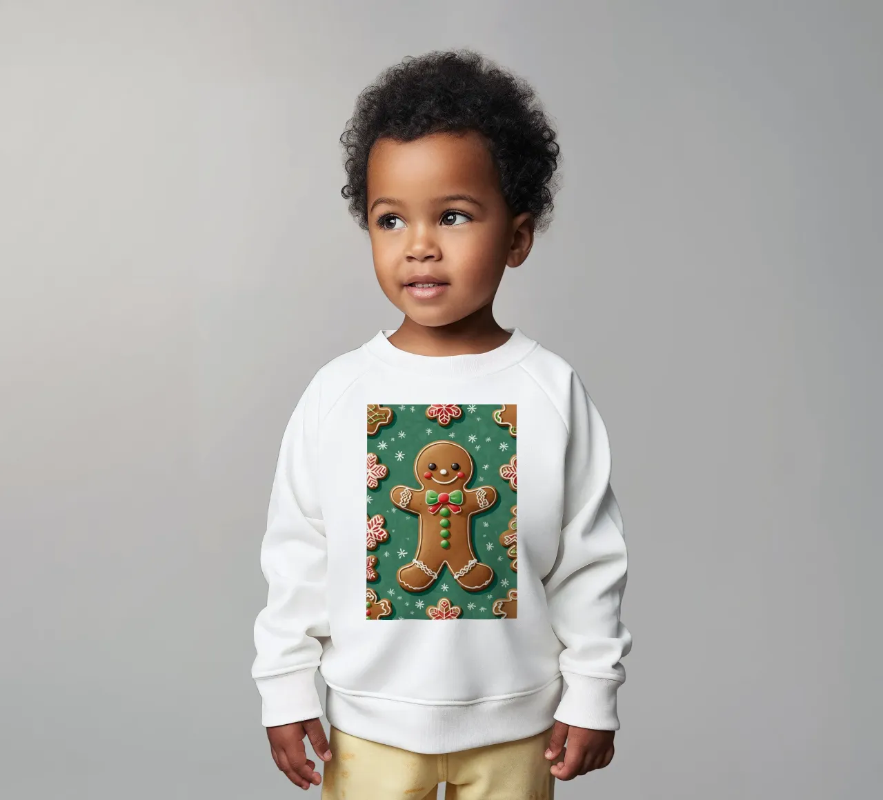 Uomo di pan di zenzero felpa neonato da Twinkle & Thread