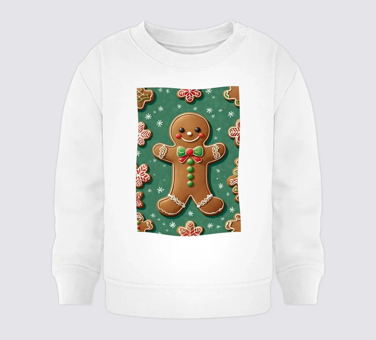 Uomo di pan di zenzero felpa neonato da Twinkle & Thread