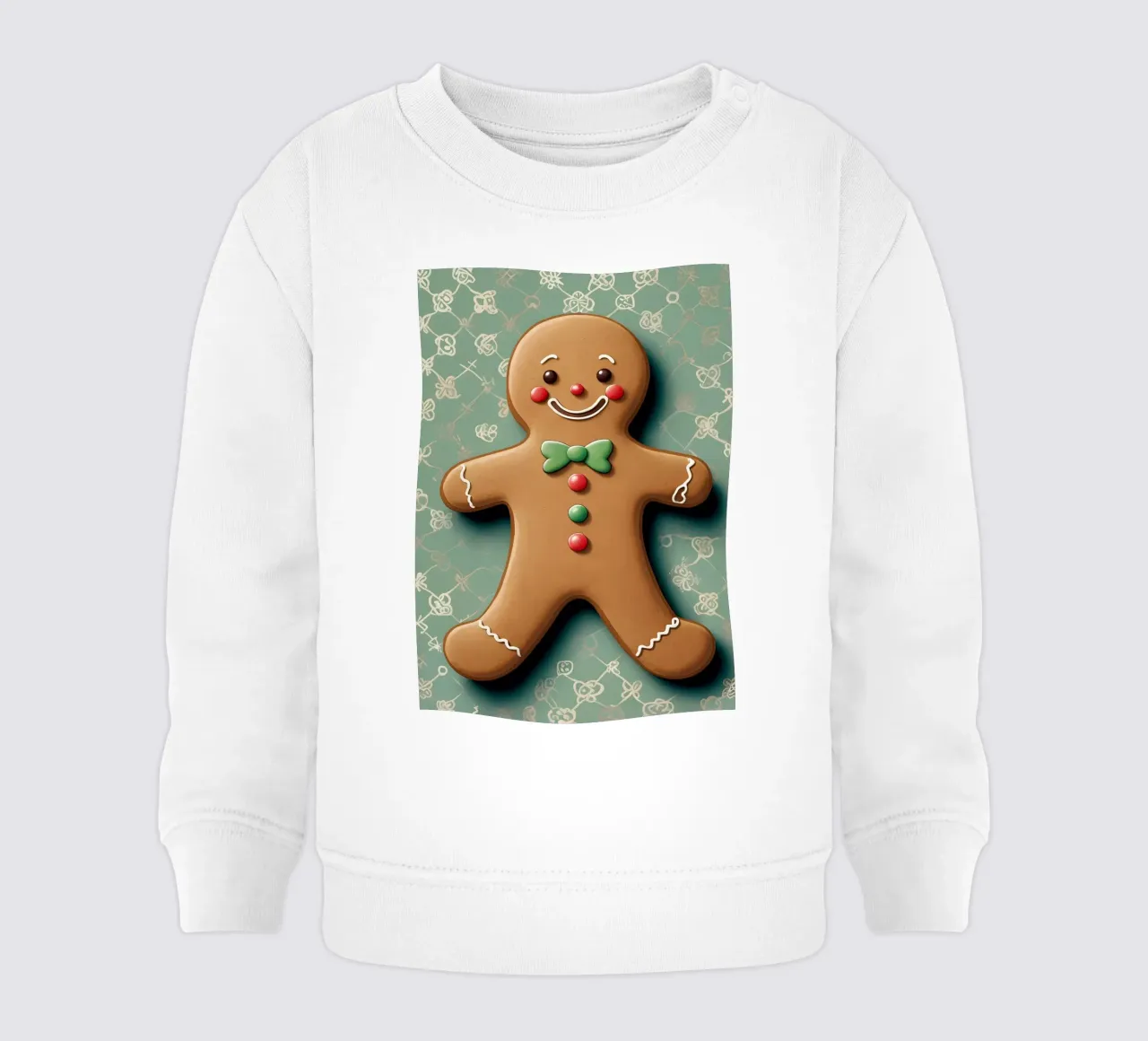 Uomo di pan di zenzero felpa neonato da Twinkle & Thread