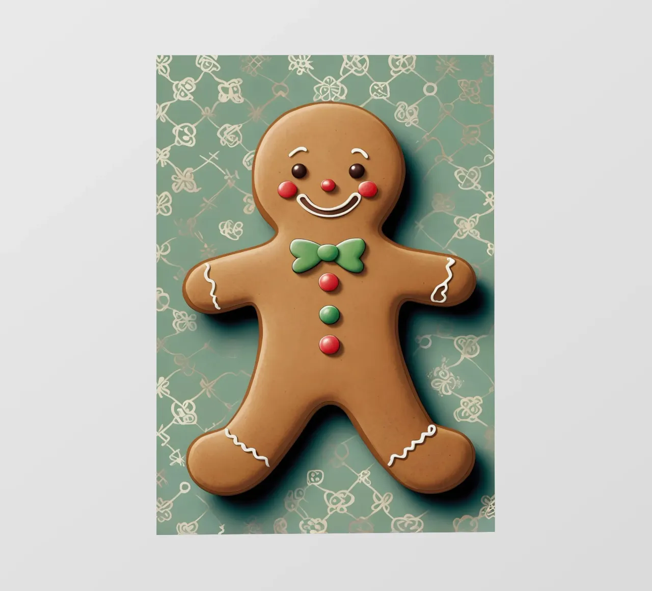 Uomo di pan di zenzero telo in pvc da Twinkle & Thread