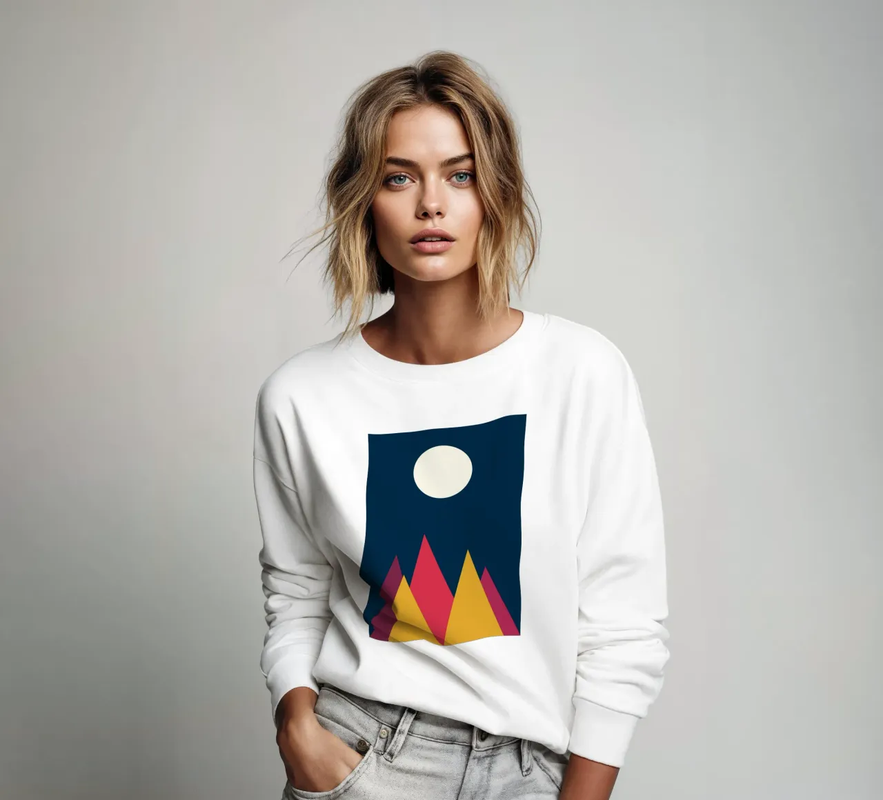 montaña vector color sudadera de Plumpz