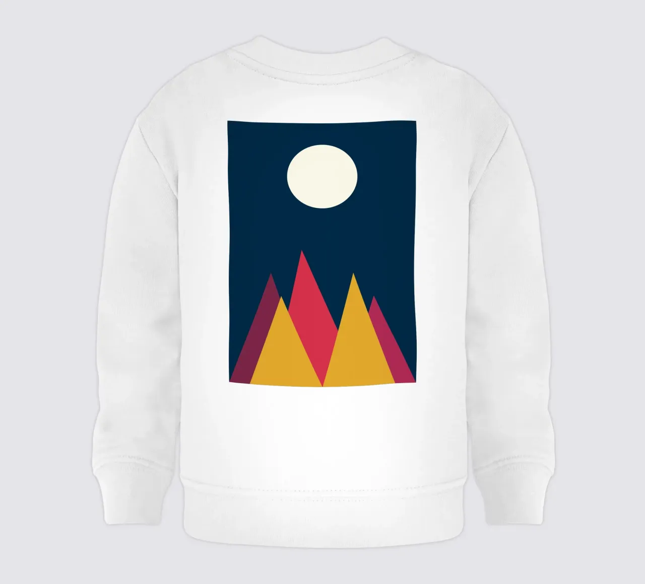 montaña vector color sudadera de bebé de Plumpz