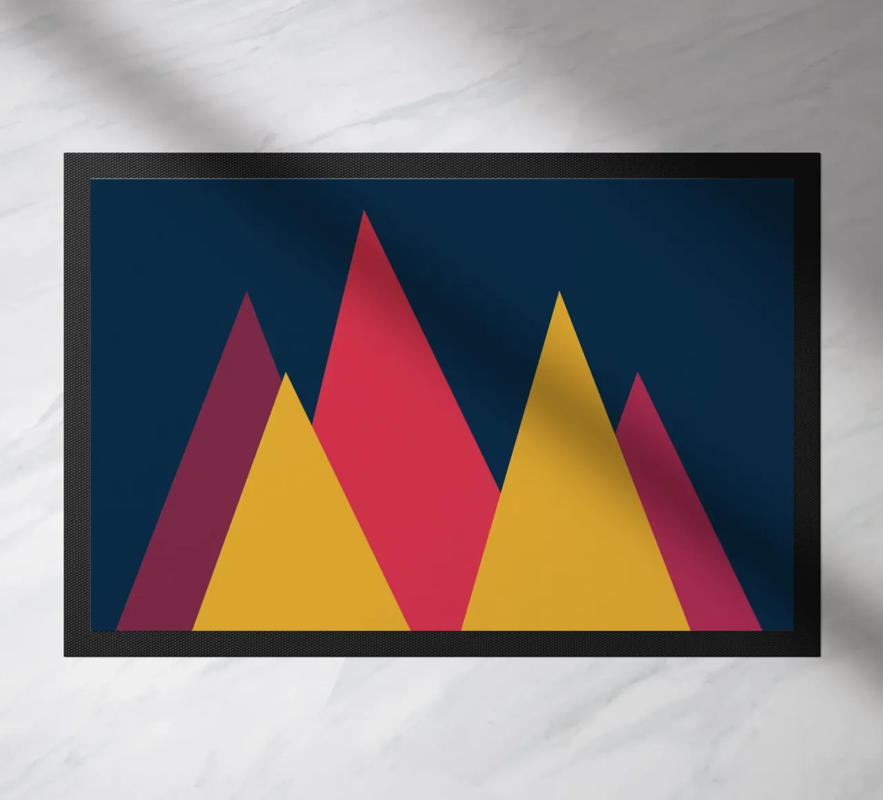 mountain vector color doormat by Plumpz