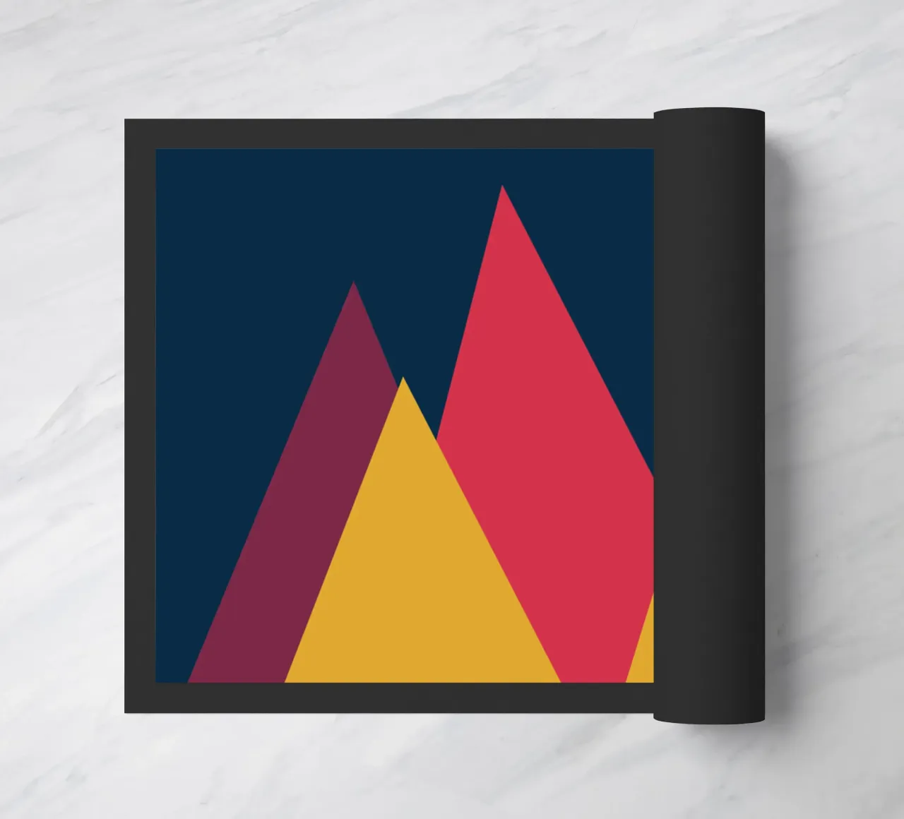 mountain vector color doormat by Plumpz