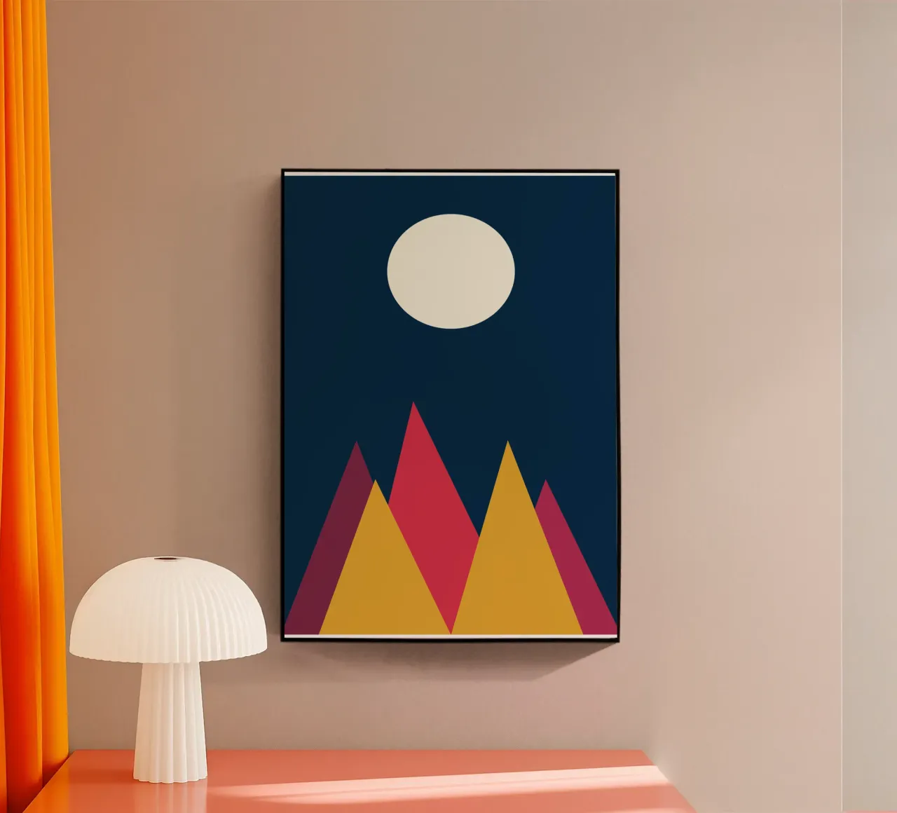 montaña vector color metacrilato de Plumpz