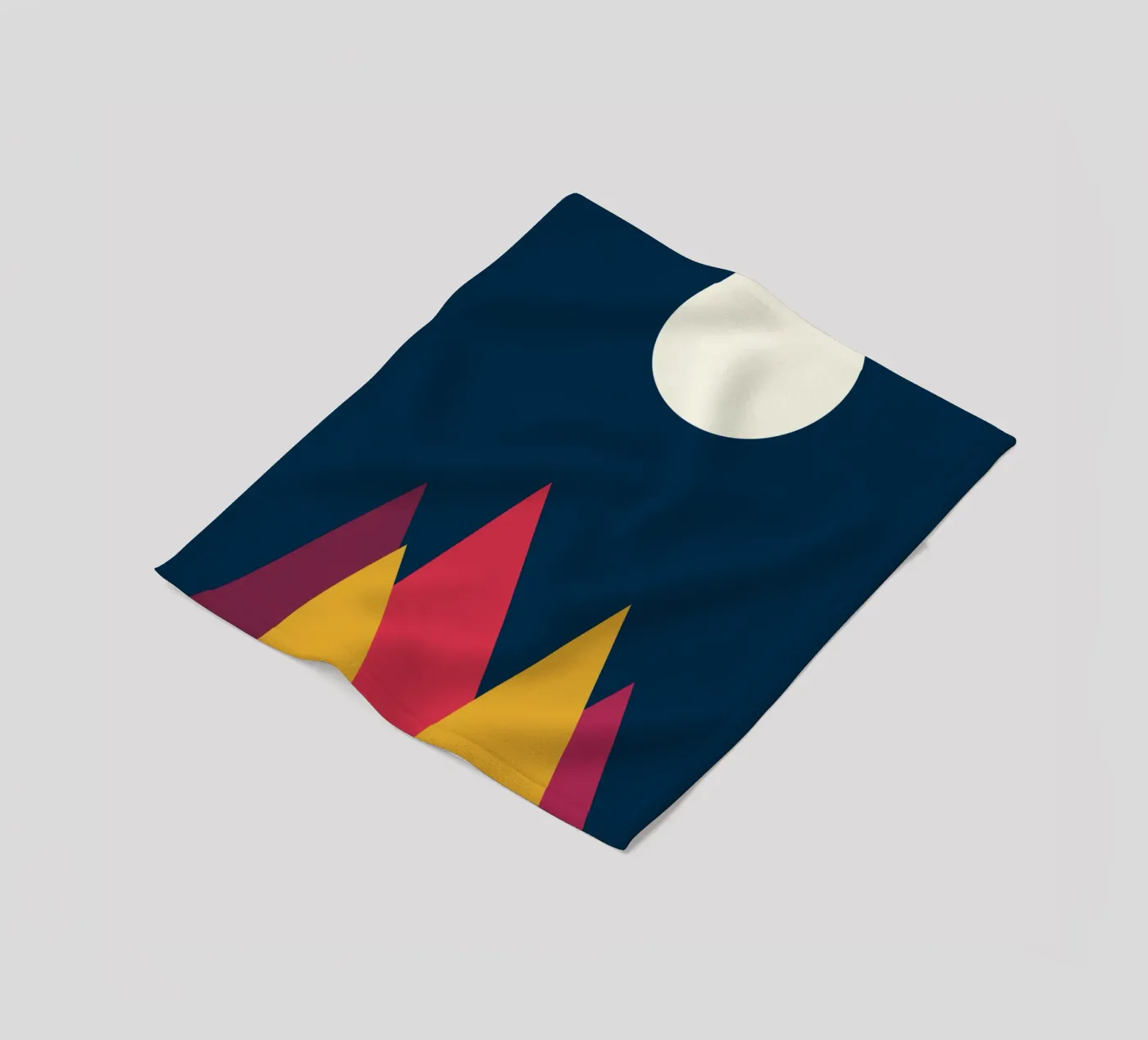 berg vector kleur fleecedeken van Plumpz