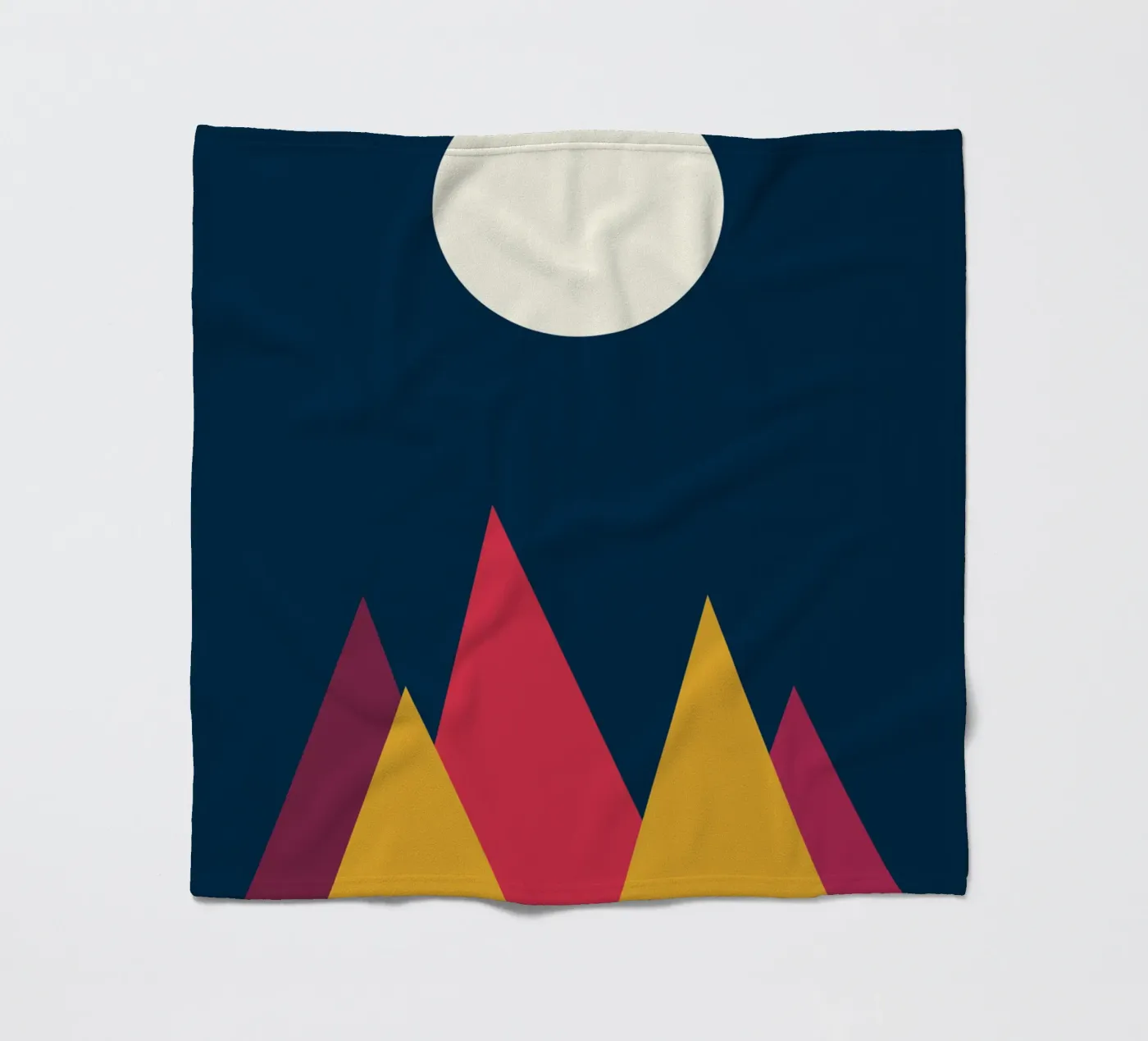 berg vector kleur fleecedeken van Plumpz