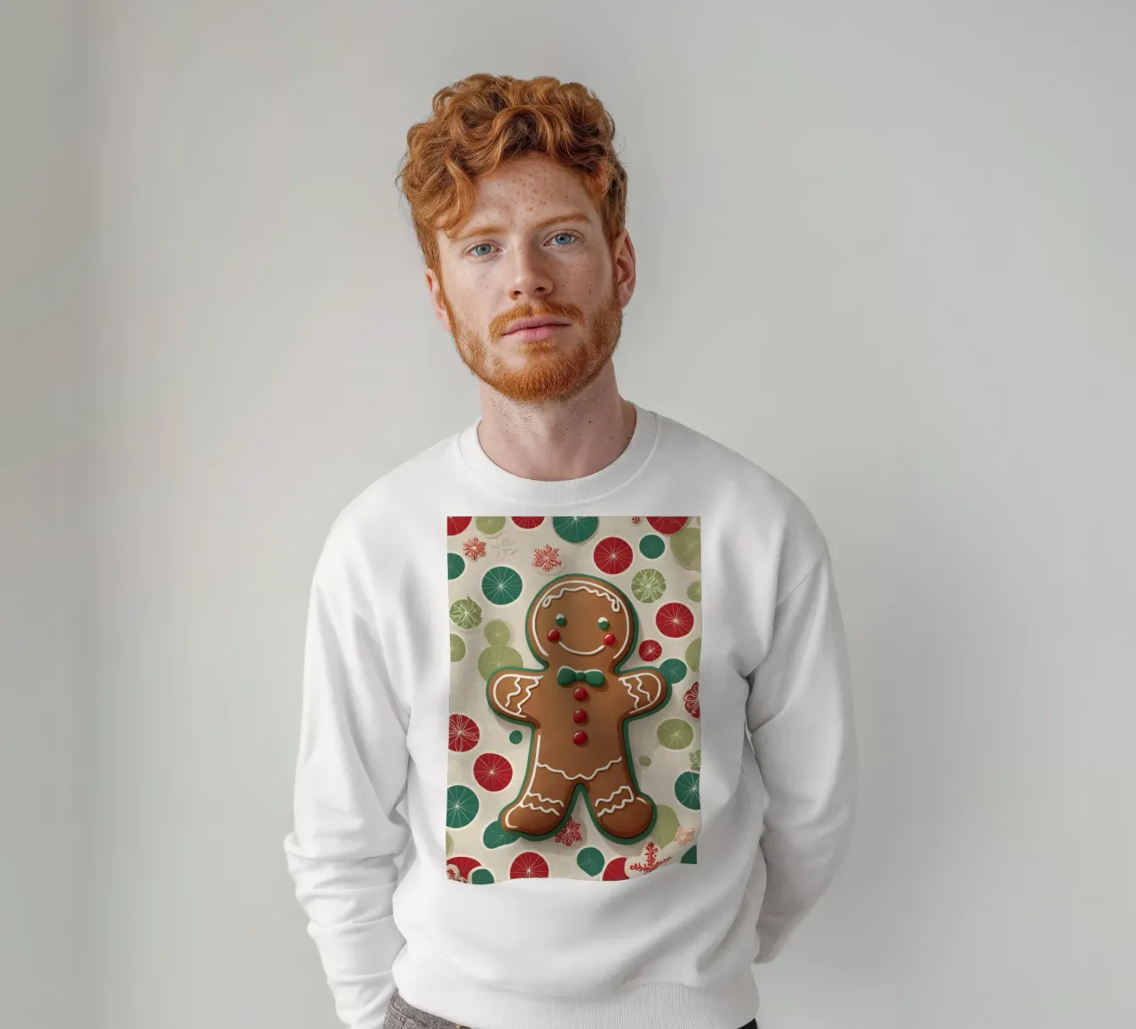 Uomo di pan di zenzero felpa da Twinkle & Thread