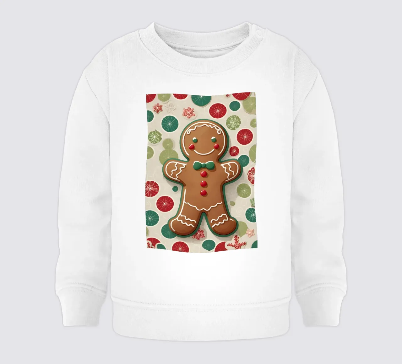 Uomo di pan di zenzero felpa neonato da Twinkle & Thread
