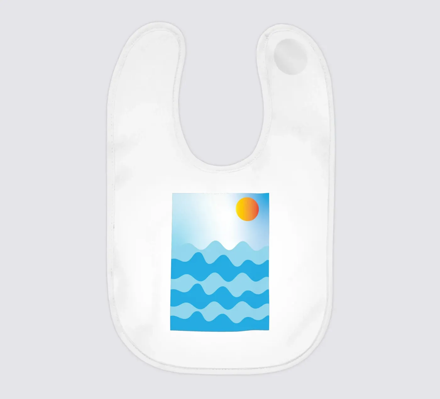 Meeresfarbe Babylätzchen von Plumpz