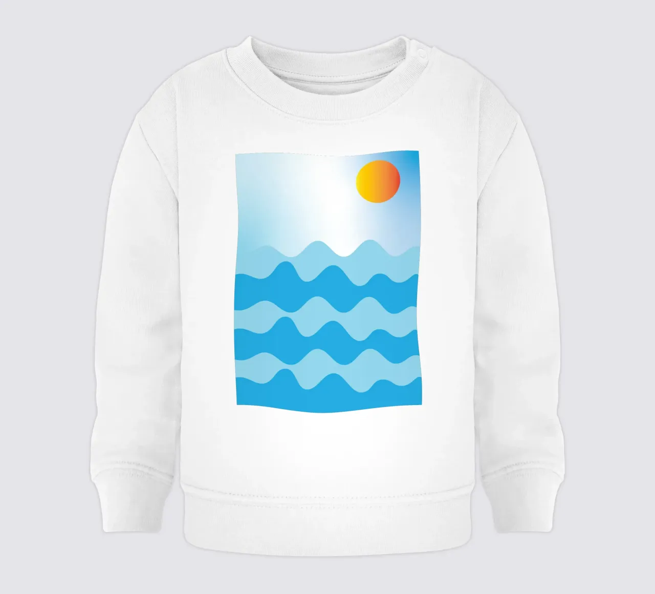colore dell'oceano felpa neonato da Plumpz
