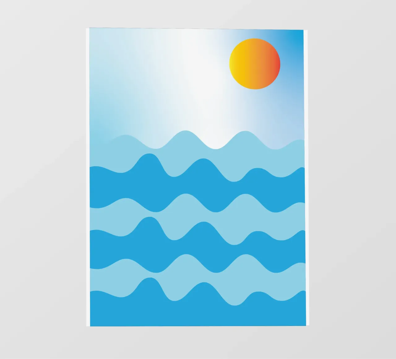 colore dell'oceano telo in pvc da Plumpz