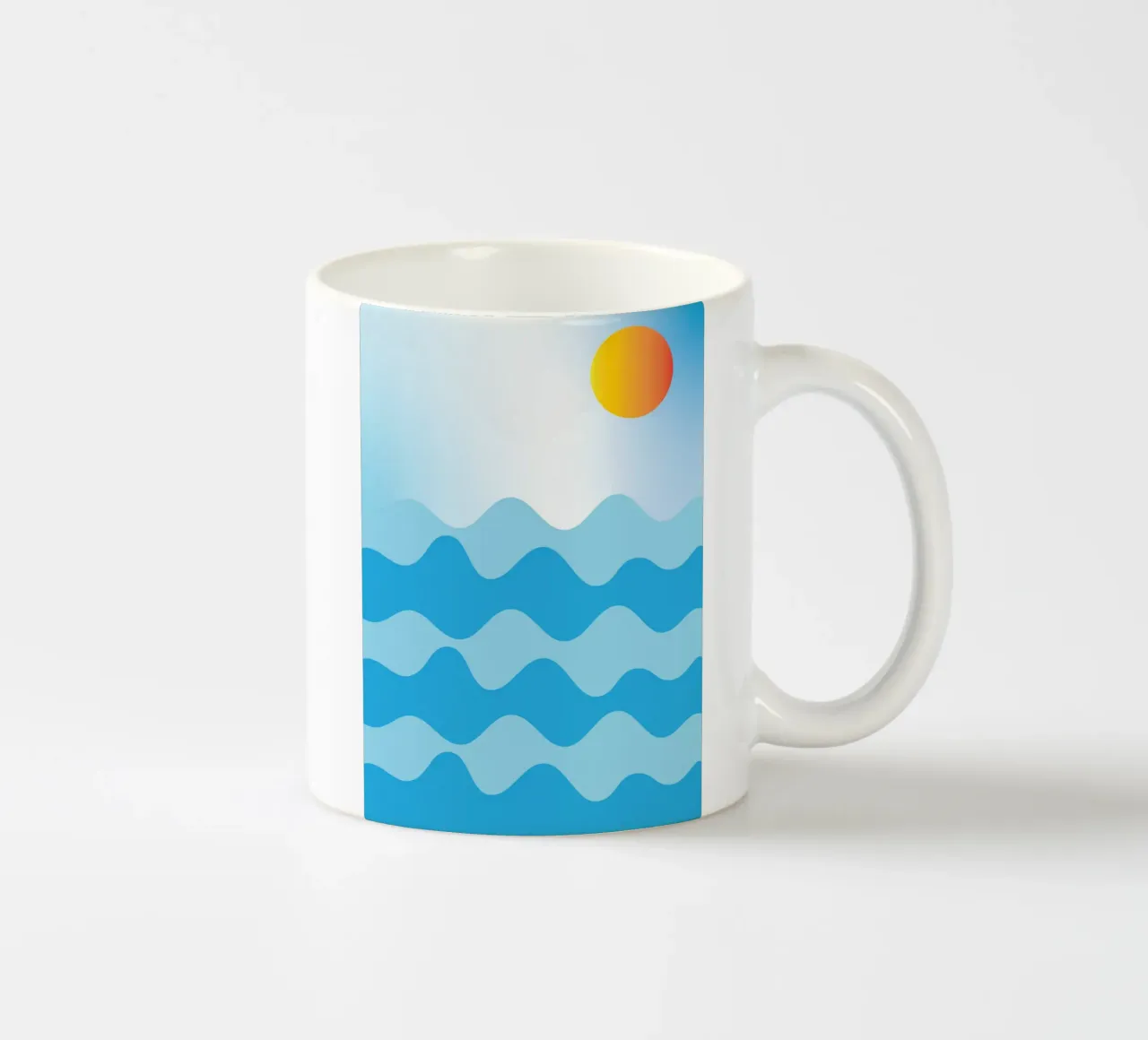 colore dell'oceano tazza in ceramica da Plumpz