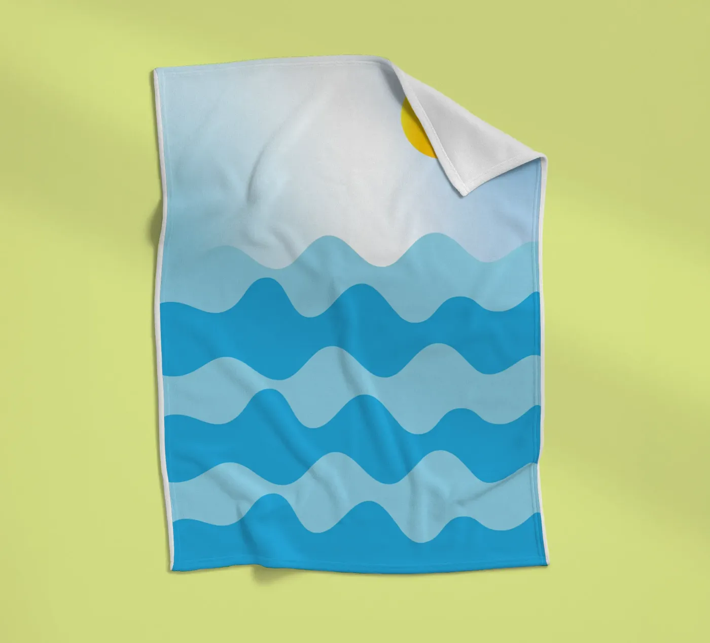 ocean color Fleecedecke von Plumpz