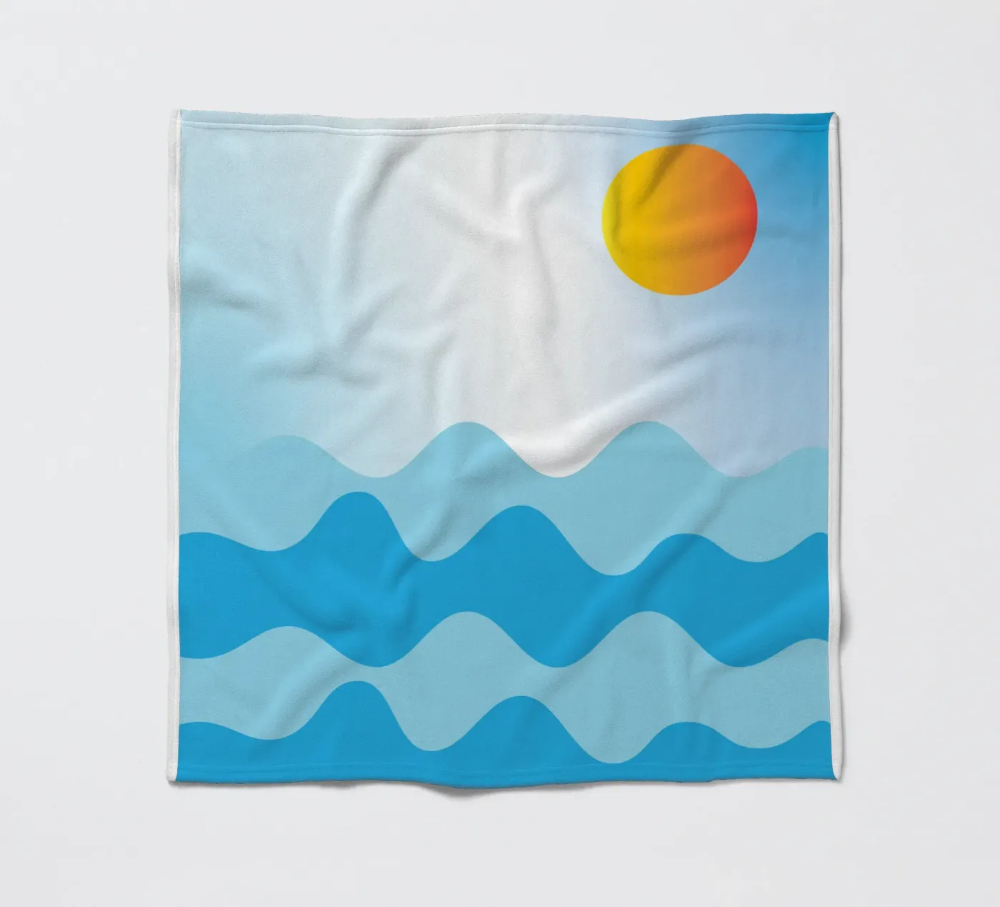 ocean color Fleecedecke von Plumpz