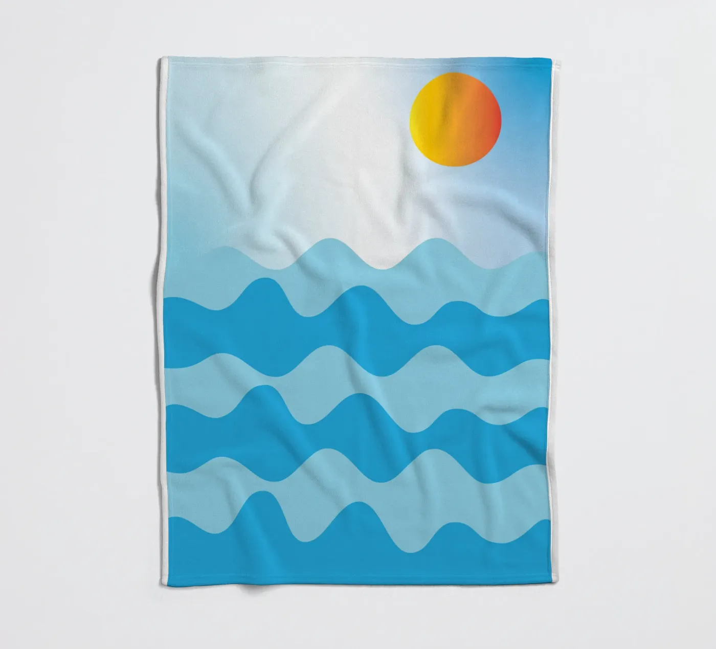 ocean color Fleecedecke von Plumpz