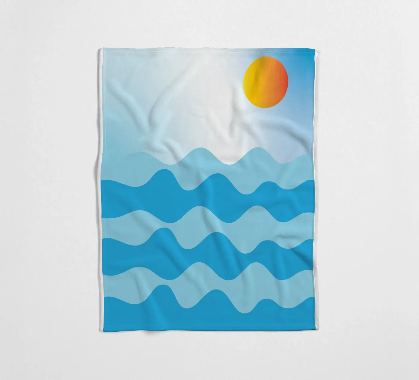 ocean color Fleecedecke von Plumpz