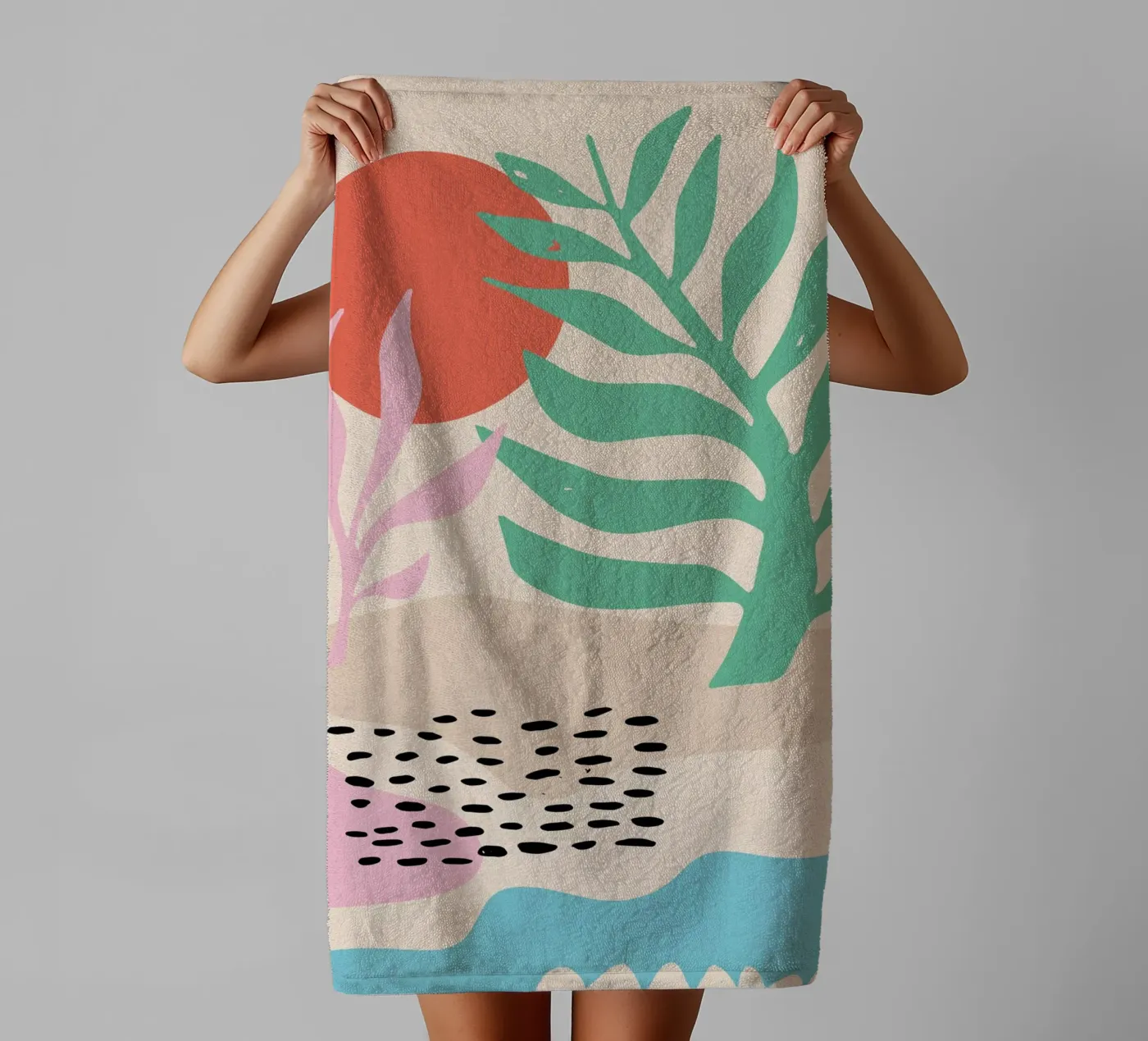 Desert Dancing badhanddoek van Kim Hubball Studio