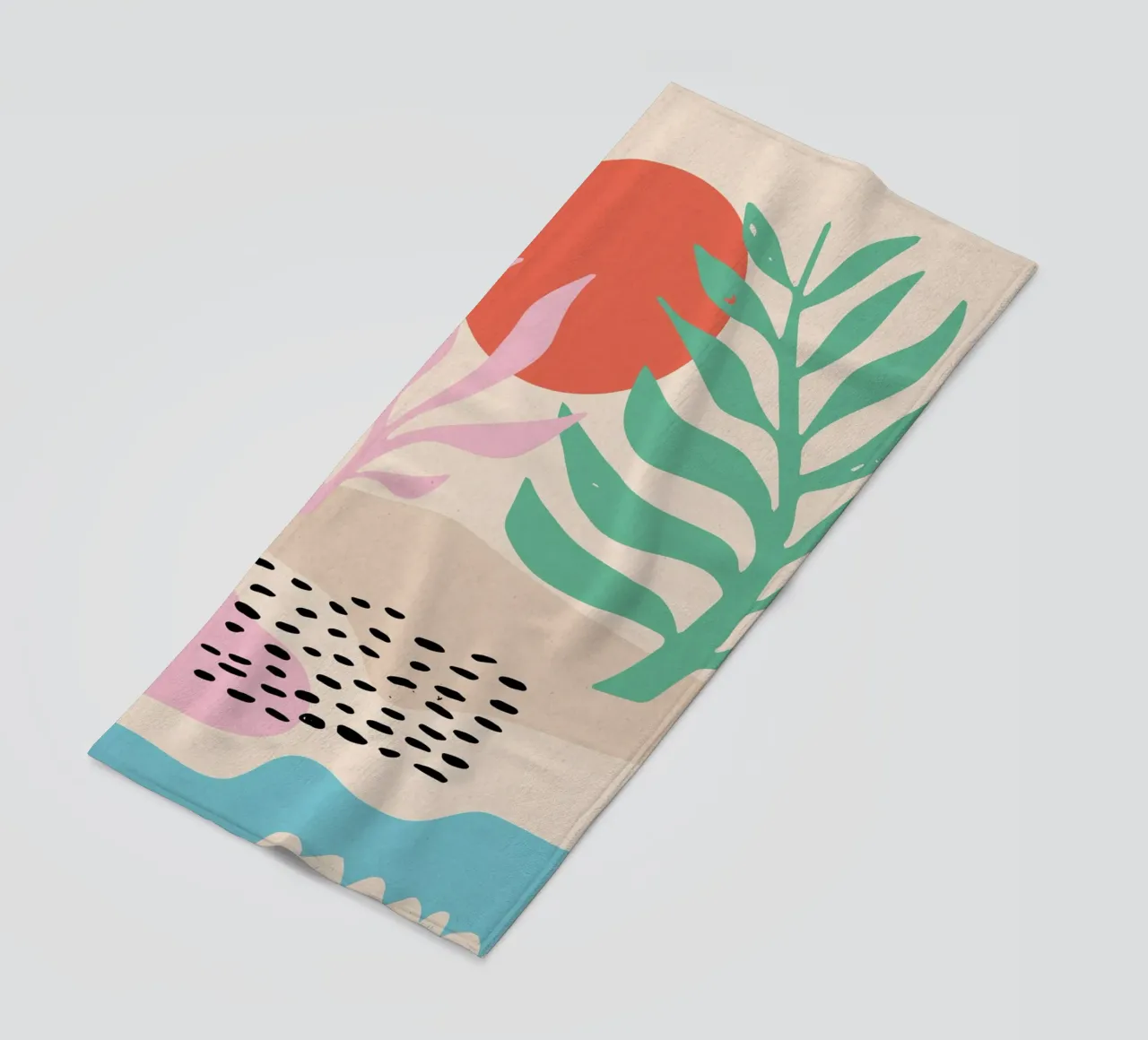 Woestijndansen strandhanddoek van Kim Hubball Studio