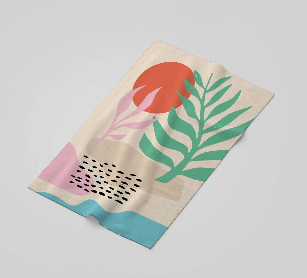 Woestijndansen strandhanddoek van Kim Hubball Studio